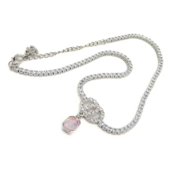 CHANEL Authentic Pink Logo Necklace - Picture 3 of 6